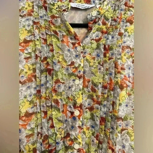 Paris Atelier & Other Stories Foral Bib Dress Size 2 - Picture 6 of 16
